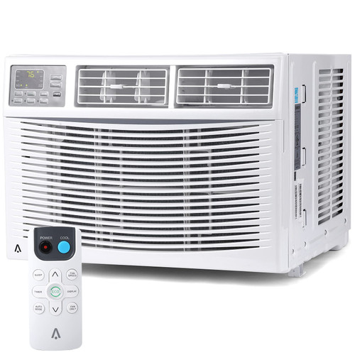 GarveeLife 10,000 BTU Window Air Conditioner – Smart AC Unit with Remote & App Control, High-Speed Fast & Quiet Cooling – 3 Modes, Dehumidifier, Energy Efficient, Washable Filter, 24H Timer – Cools Up