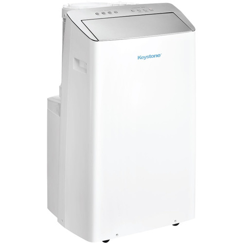 Keystone 14,000 BTU ASHRAE/12,000 BTU DOE Portable Inverter Air Conditioner with Quiet, High Efficiency Operation and Remote, AC Unit for Apartment, Living Room, Medium Rooms up to 550-Sq. Ft.