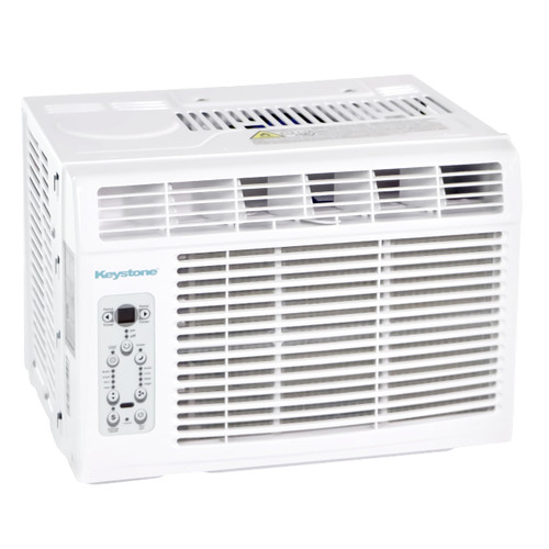 Keystone 10,000 BTU Compact Window Air Conditioner with Remote Control and Dehumidifier, 115V, Quiet Window AC Units for Spaces up to 450 Sq.Ft., Perfect for Apartment and Small-Medium Rooms, White
