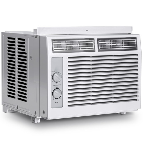 Electactic 5000 BTU Window Air Conditioner AC Unit, Cool up to 150 Sq.Ft., Adjustable Cooling & Fan Modes, Install Kit, Energy Saving, Air Conditioner Window Unit for Bedroom, Apartment, Living Room