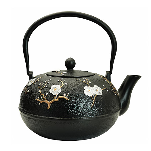 Large Cast Iron Teapot for Stovetop, Japanese Tetsubin, Heavy and Durable Tea Pot,