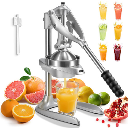 Manual Juicer, Sopito Effortless Stainless Steel Juicer Press Heavy Duty Citrus Squeezer