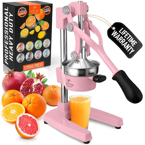 Kitchen Cast-Iron Orange Juice Squeezer - Heavy-Duty, Easy-to-Clean, Professional Citrus Juicer