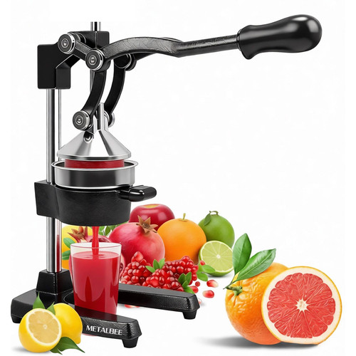 Cast Iron Juicer, Cast Iron Juicer Hand Press Heavy Duty for Squeeze Fresher Juice from Oranges
