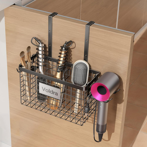Mount Adjustable Height Blow Dryer Holder Under Sink/Countertop