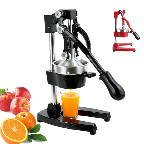 Juicer Manual Cast Iron Citrus Juicer, Heavy-Duty Orange Lemon Squeezer