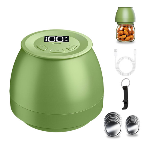 Zivif Electric Mason Jar Vacuum Sealer, Rechargeable Vacuum Sealing Kit