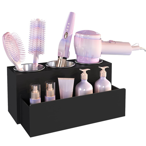 Dryer Holder for Bathroom, Hot Tools Organizer For Hair Dryer