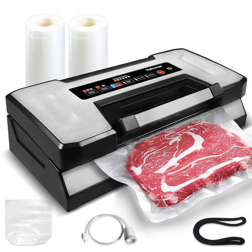 90Kpa Liquid Food Vacuum Sealer Machine Preservation Dry/Moist/Liquid Modes, LED Indicator Light