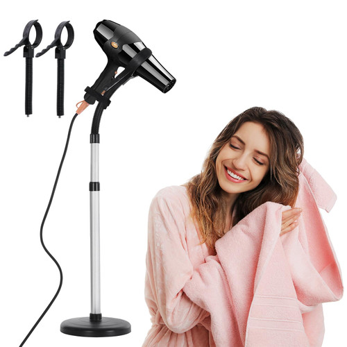 Hands-Free Adjustable 360-Degree Rotating Blow Dryer Stand Hands