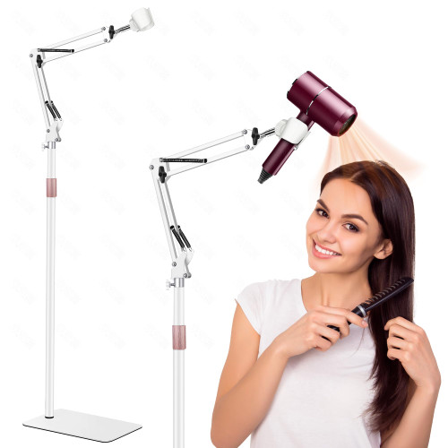 Hair Dryer Stand, 1.68M Height Adjustable, Hands Free Blow Dryer
