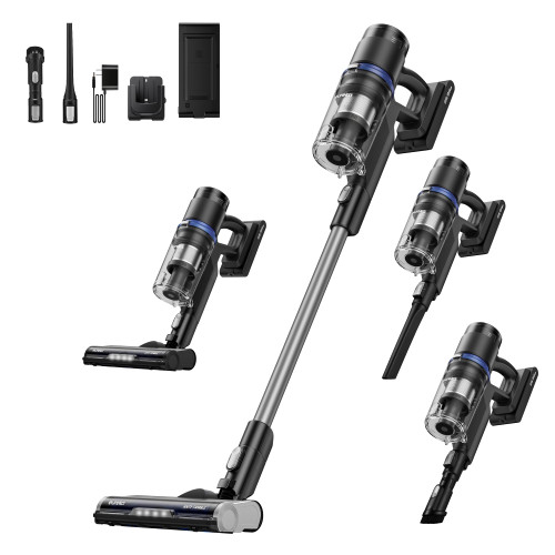 Eureka Cordless Vacuum Cleaner, Anti-Tangle Brushroll, Rechargeable Stick Vacuum, Lightweight for Carpet, Hard Floor