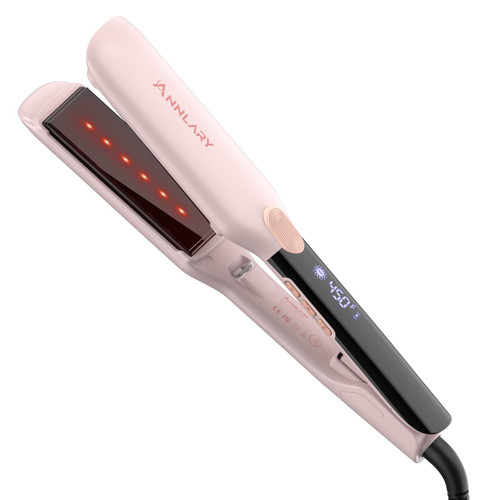 Hair Straightener, 1.75 Inch Flat Iron with Infrared and Ionic