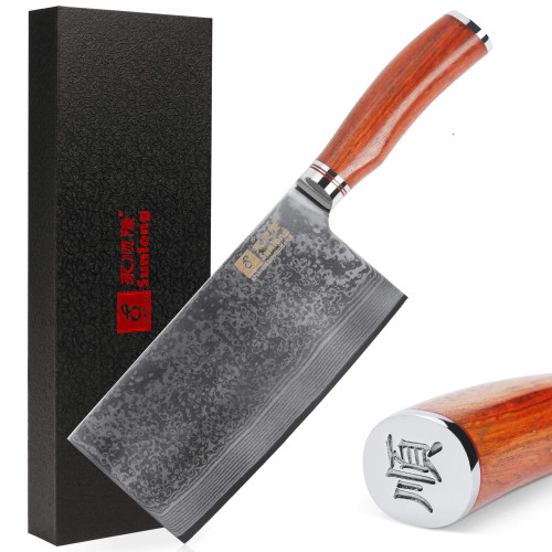SUNLONG Meat Cleaver 7 inch Chinese Vegetable Cleaver