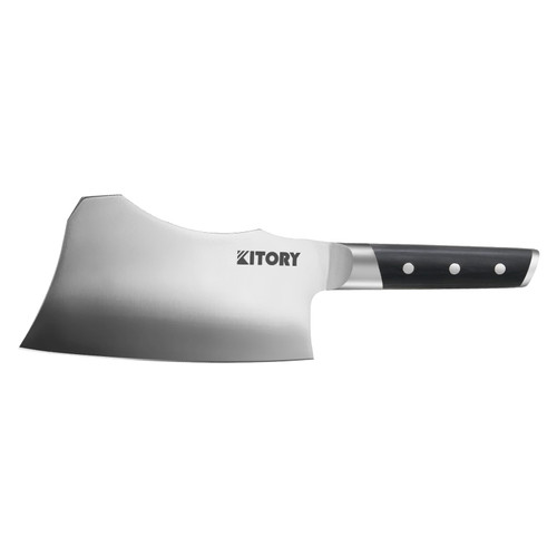 Meat Cleaver for bones and frozen meat - 7 inch German High Carbon Stainless Steel