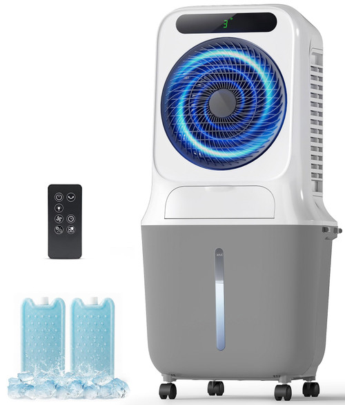 Portable Air Conditioner with 3 Modes & 3 Speeds, 6.6 Gallon Cold Air Cooler, Cooling Fans that Blow Cold Air for Home, Office