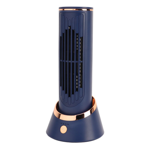 Bladeless Tower Fan, Stylish 3-Speed with 4000mAh Battery, Portable Fan Compact Design for Dormitory