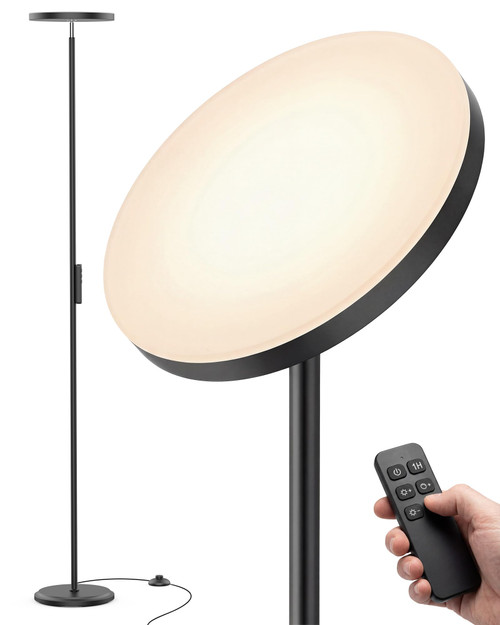 Floor Lamps for Living Room, 69" Tall LED Lamp, 2800LM Standing Lamp Remote & Foot Switch with 1H Timer