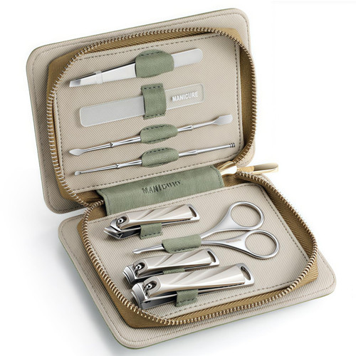 8-Piece Manicure Pedicure Set-Stainless Steel Nail Clippers