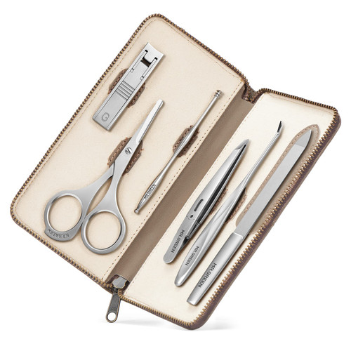 Manicure Sets Stainless Steel Pedicure Kits with Full-Grain