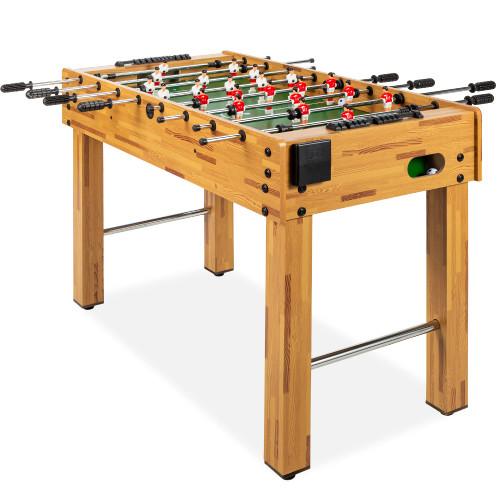 Best Choice Products 48in Foosball Table for Kids and Adults, Game Room Arcade Soccer Game Table w/ 2 Balls