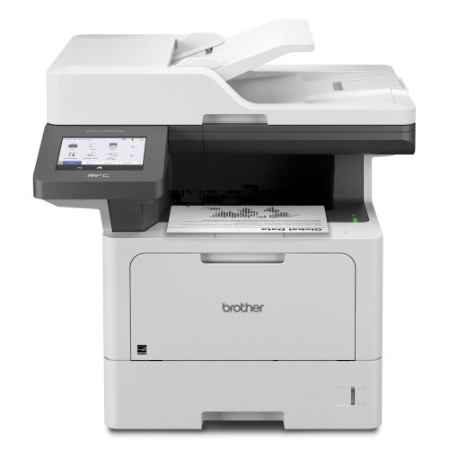Brother Professional Laser Printer All-in-One with Scanner and Copier, High-Speed 50 ppm Monochrome Printing, Wireless Network Ready, Dual-Band WiFi, Auto 2-Sided Print (MFC-L5915DW)