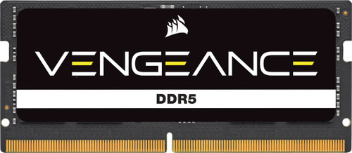 CORSAIR Vengeance SODIMM DDR5 RAM 32GB (1x32GB) 5600MHz CL48 Intel XMP iCUE Compatible Computer Memory - Black (CMSX32GX5M1A5600C48)