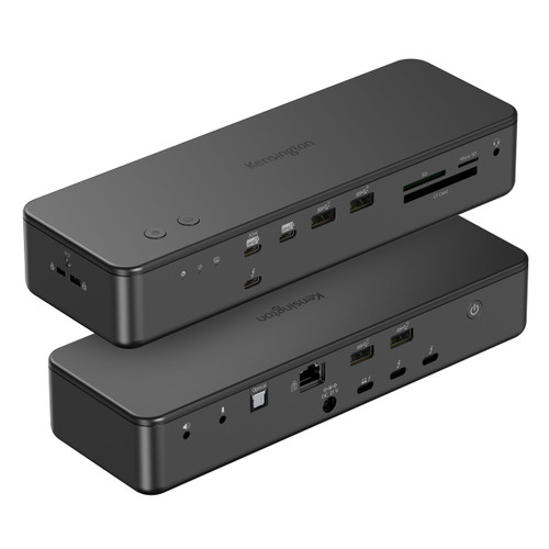 Kensington EQ Pro Thunderbolt™ 5 Dock Designed for MacBook, Optimized for M-Series Pro/Max Models, 140W PD, 80Gbps Data Transfer, Built-in and Lockable PCle M.2 SSD Slot for Quick Storage K33612NA
