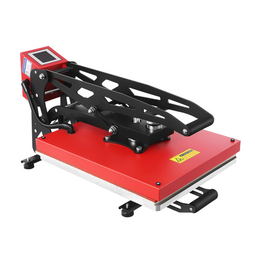 Heat Press Machine 16"x20", Clamshell Heat Press Machines,Digital Professional Heat Transfer Tshirt Press Machine, Sublimation Heat Press for T Shirts Hat Cap (Red)