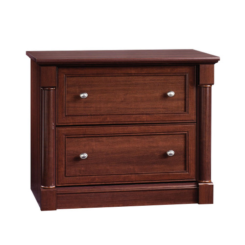 Sauder Palladia File Cabinet with 2 Drawers, Safety Mechanism, Lateral File Cabinet - Select Cherry Finish