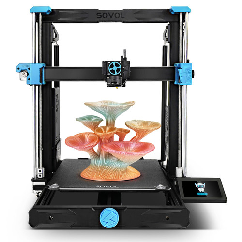 Sovol SV06 Plus ACE 3D Printer Open Source, 500mm/s Max High Speed 3D Printers, Fully Auto Leveling, with Camera Upgraded Structure Planetary Dual Gear Direct Drive Large Volume 11.8x11.8x13.8 inch