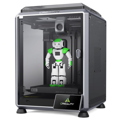 Creality K1C 3D Printer, 600mm/s Fast Speed Auto Leveling 3D Printers with AI Camera for 300°C Printing, Switchable Silent Mode Reliable Carbon Fiber 3D Printing 220 * 220 * 250mm