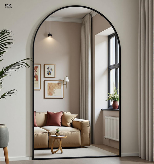78"x38" Large Floor Mirror with Stand, Oversized Full Body Mirrors for Standing/Leaning/Hanging Mirrors for Bedroom, Living Room