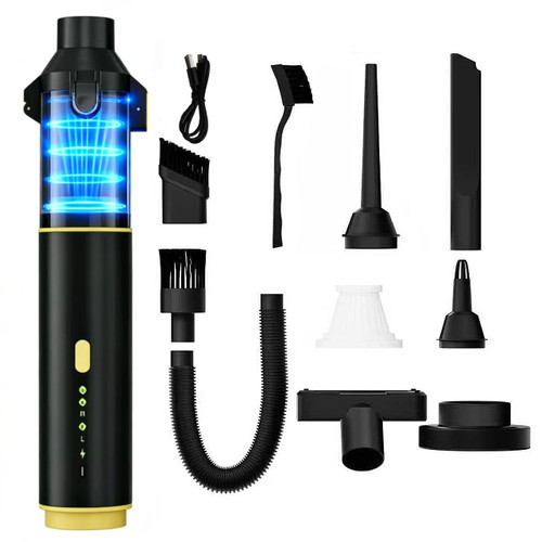 Car Vacuum Portable, CROS 4-in-1 Cordless Vacuum Cleaner with 25000 Pa Max,3 Suction Modes