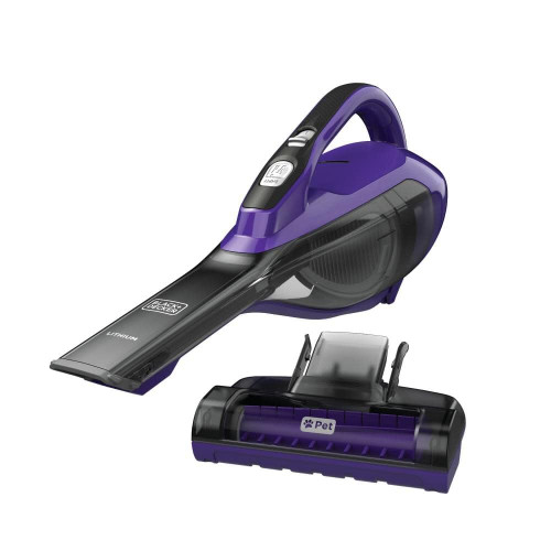 BLACK+DECKER dustbuster furbuster AdvancedClean Cordless Pet Handheld Vacuum, Home and Car Vacuum (HLVA325JP07)