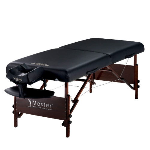 Portable Massage Table, 750lbs Capacity, Black