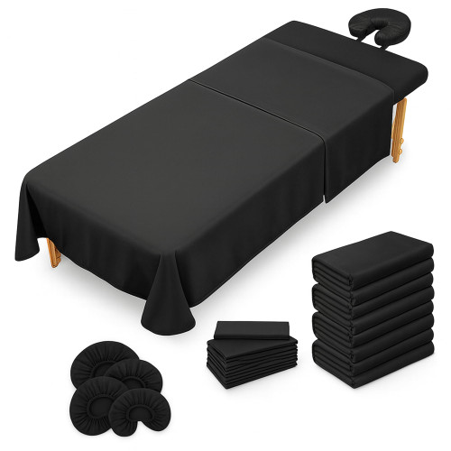 Massage Table Sheets Set – 3 Piece 4 Set, Microfiber Spa Bed