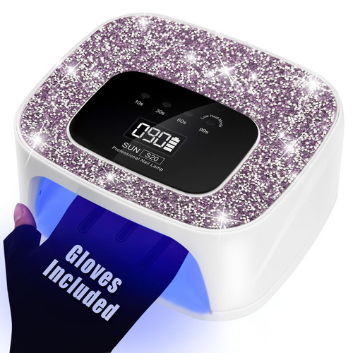 Nail Lamp Dryers Cordless 168W Diamond UV Light