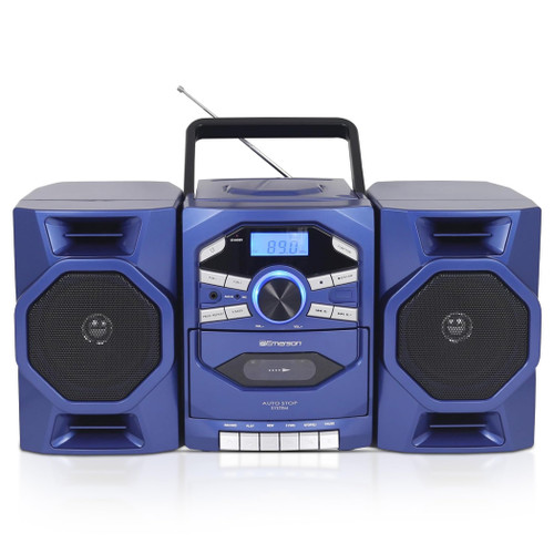 Detachable Speakers, AC/DC & Battery Operated – Stereo System for Home, Travel, Indoor & Outdoor Use
