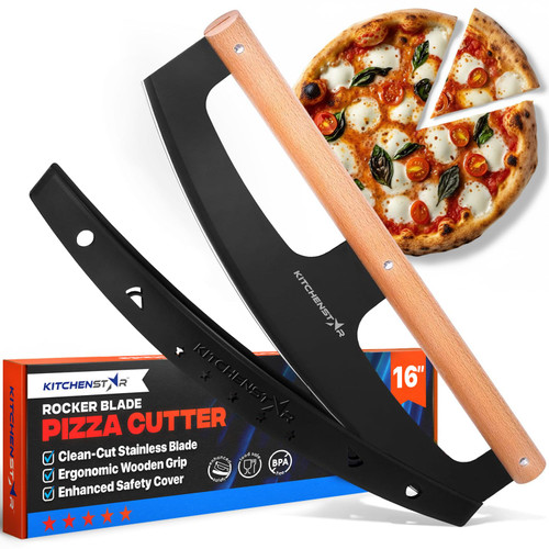KitchenStar 16-Inch Pizza Cutter Rocker Blade