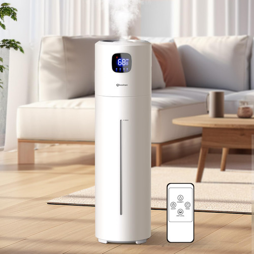 Large Humidifiers for Bedroom, 9L/2.5Gal Ultrasonic Cool Mist, Top Fill Easy Clean with 350ML/H Mist Speed