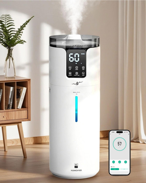 16L Smart Humidifier large room, Whole house Humidifier for Home 1500 sq.ft with APP/Voice/Remote Control,