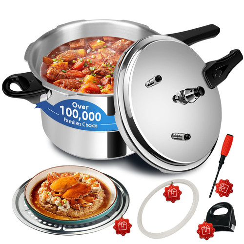 12.68 qt+ Pressure Cooker, olla de Presion
