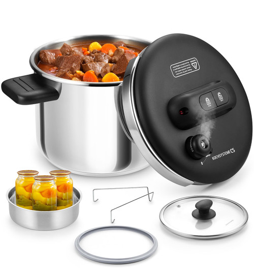 KOCH SYSTEME CS Stainless Steel Pressure Cooker 6.3QT