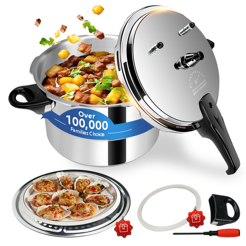pressure cooker 8 qt+, olla de presion,All Stovetops Induction Compatible Thickened Pressure Cooker