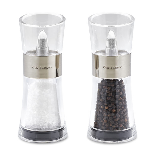 Cole & Mason Flip 180 Chrome Salt and Pepper Mill Set