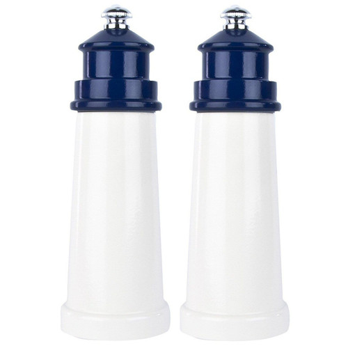 Fletchers' Mill 6" Lighthouse Pepper & Salt Mill/Grinder Set - Cobalt Blue