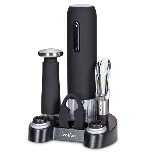 Ivation Wine Gift Set – Includes Electric Opener
