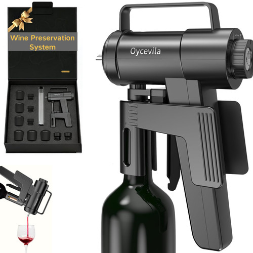 Ultimate Wine Preservation System: Built-In Electric Wine Aerator & Opener