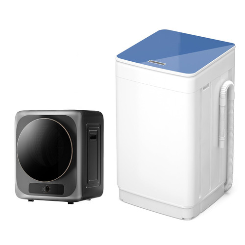 Portable Washing Machine and Dryer Set, 20lbs Fully Automatic Washer and 10lbs